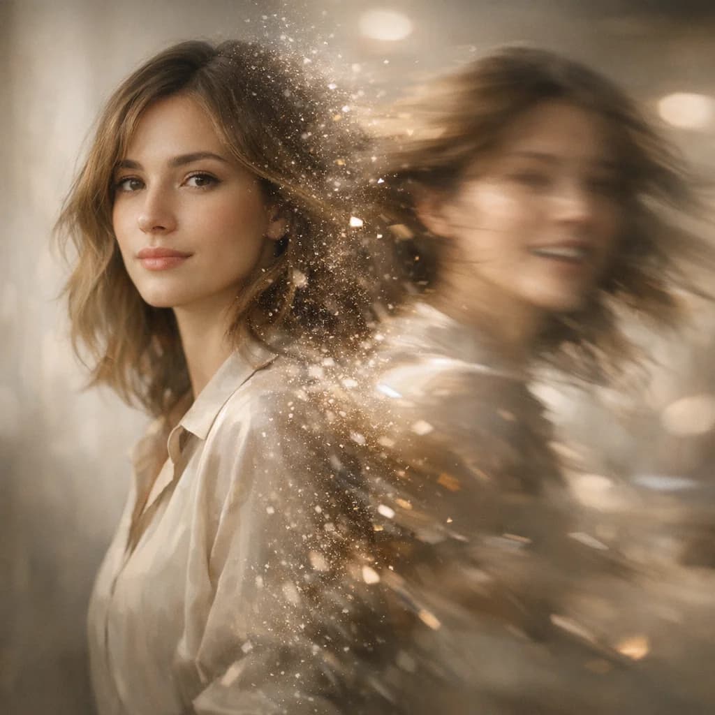An AI image coming alive as video