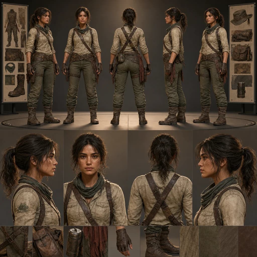 Character reference system for a consistent AI video subject