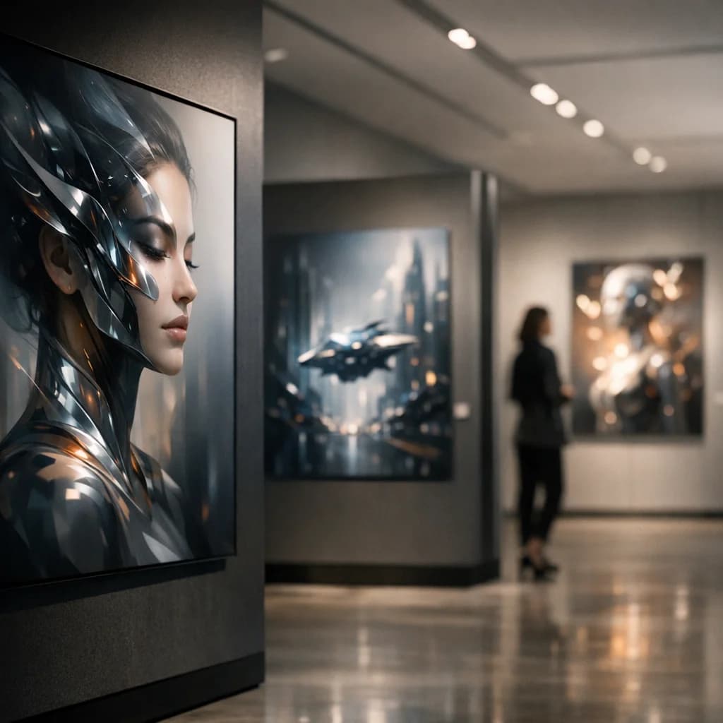 A gallery of cutting-edge AI artwork