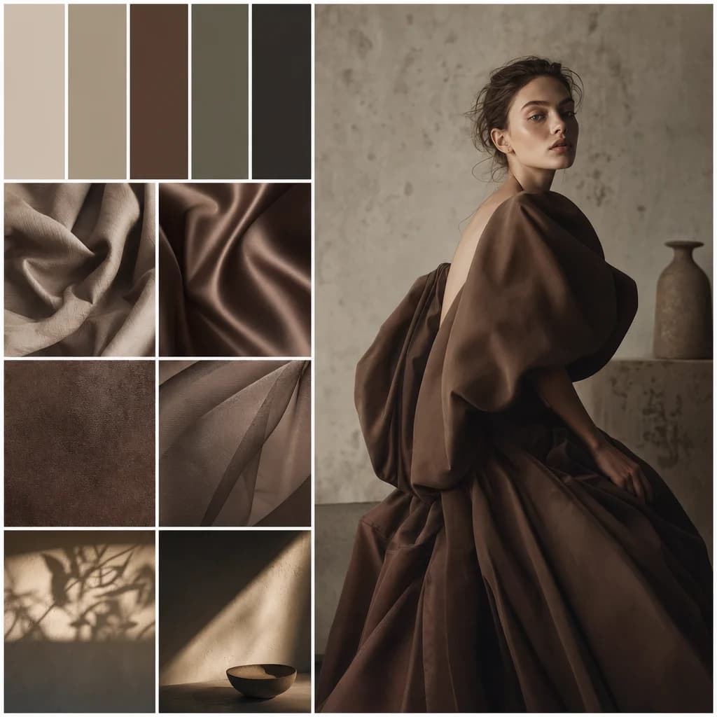 Style reference board transferring a visual look into generated images