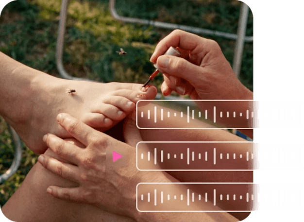 Adding sound effects to AI video