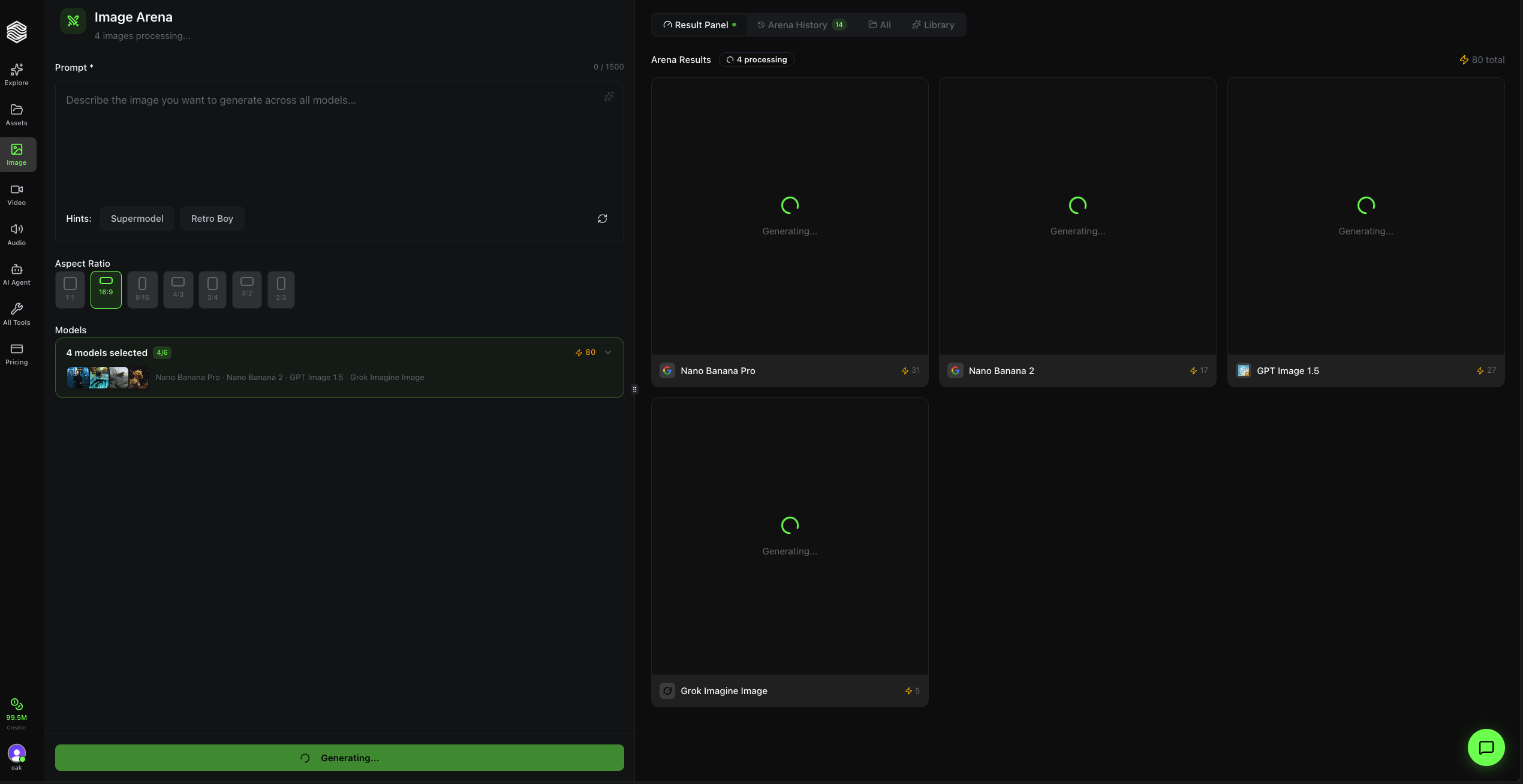 Arena Processing