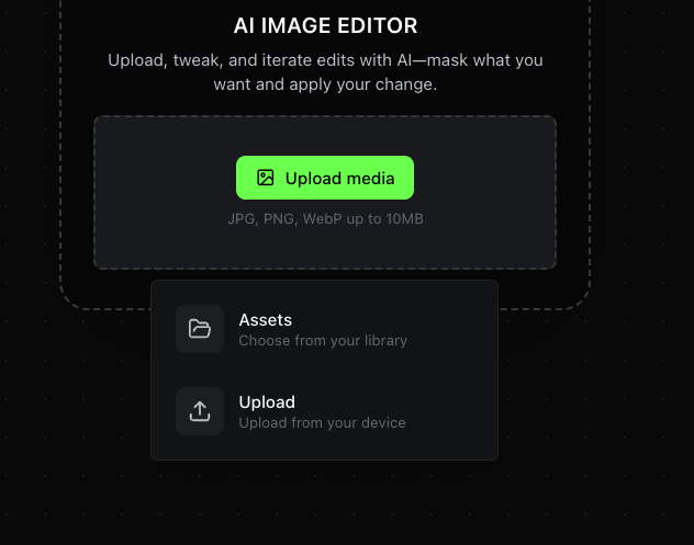 Upload Options