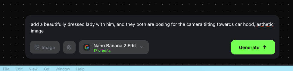 Second Edit Prompt